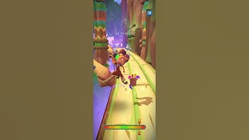 Crash Bandicoot: On the Run! frosty Lab Assistant Defeated! Lvl 1