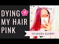 Dying my hair shocking pink using Schwarzkopf Live colour intense... |TQ's world