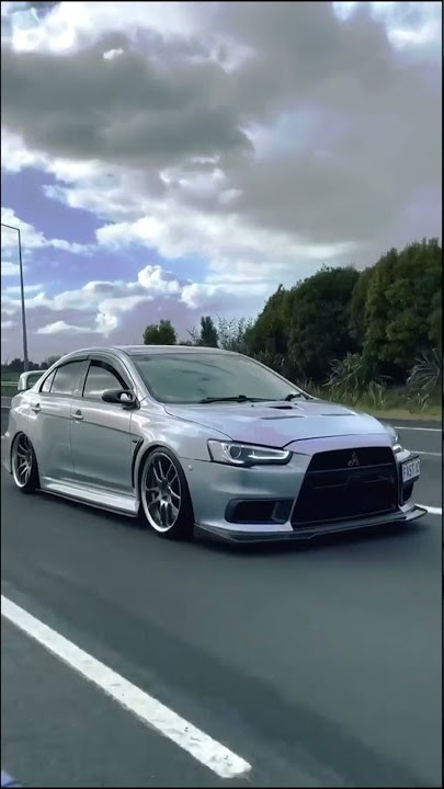 Mitsubishi Evo X that Turbo Flutter 👂💣