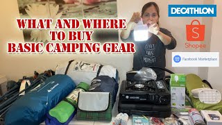 BASIC CAMPING GEAR FOR BEGINNER CAMPERS | Yel Olarte screenshot 5