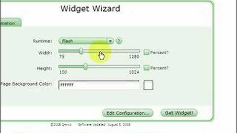 Widget Wizard Tutorial
