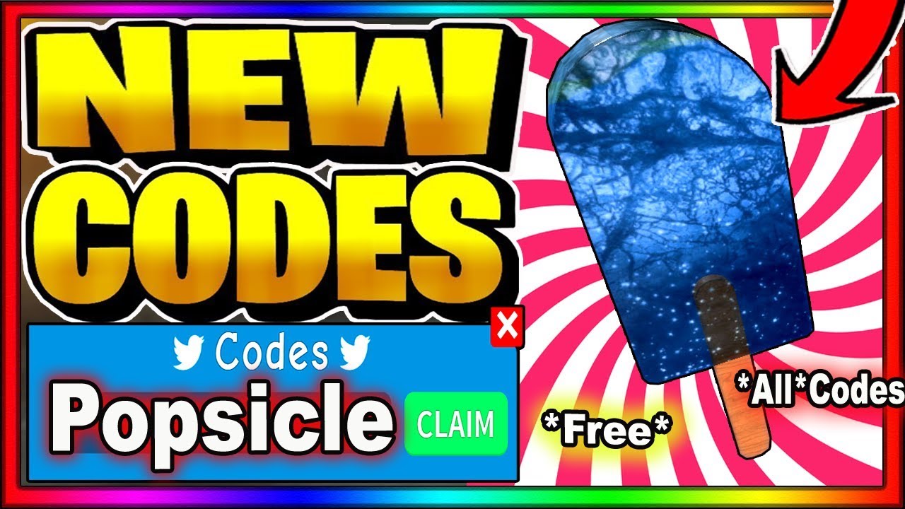 ALL NEW CODES 2020 Roblox Popsicle Simulator YouTube