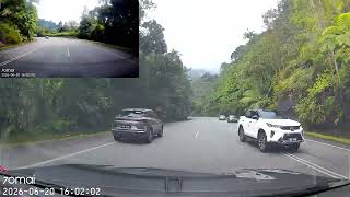 Driver overtaking nearly caused a crash