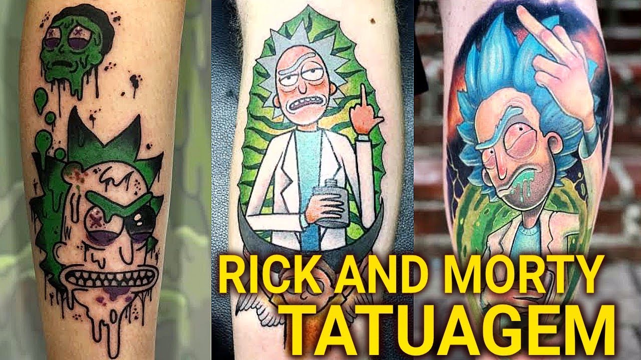 Rick and Morty Tattoos  All Things Tattoo