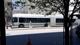 MBTA Silver Line SL4 New Flyer Xcelsior XDE60 at Washington Street
