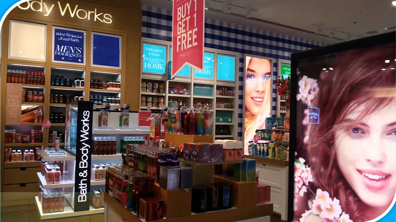 Abu Dhabi Mall Bath and Body works team YouTube