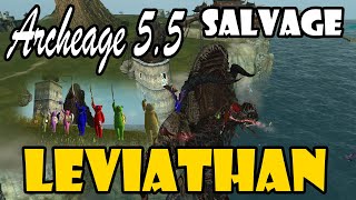 Archeage 5.5 Leviathan Salvage 「リヴァイアサン何キロ持てる？」