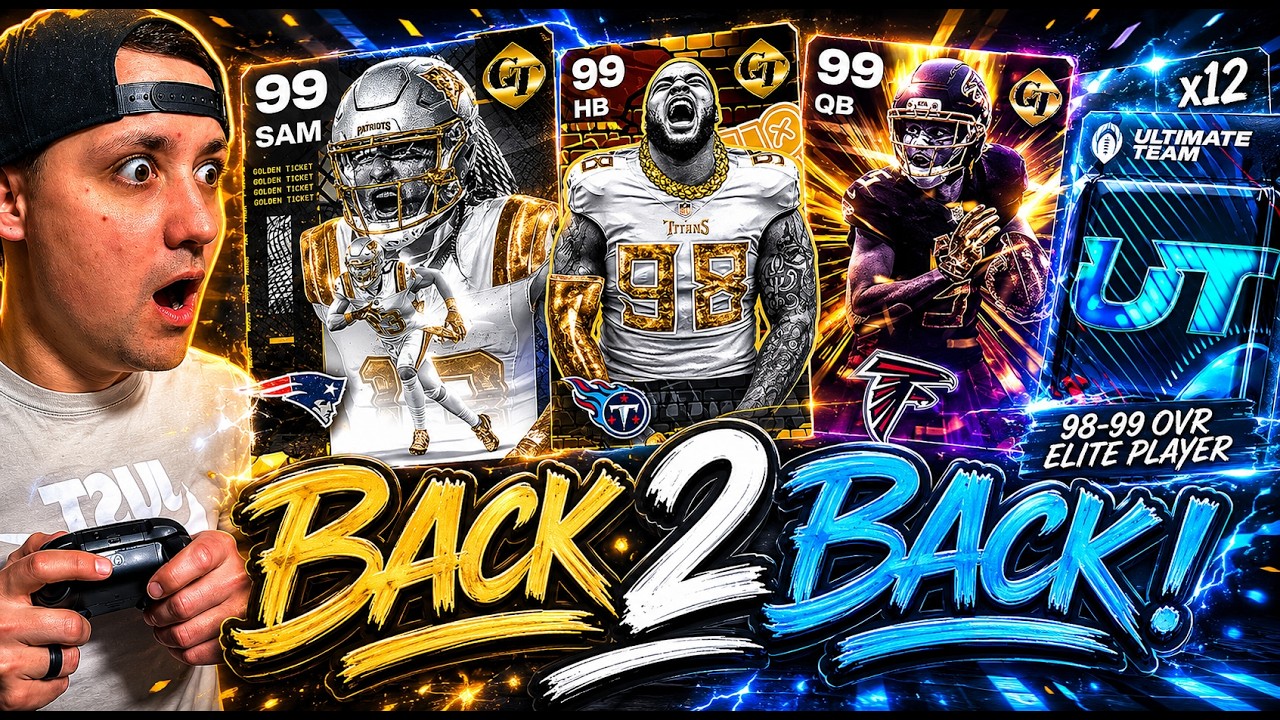 BACK 2 BACK GOLDEN TICEKT PULLS! *98-99 PACKS* - YouTube