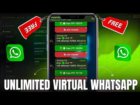 Virtual WhatsApp Number Free Mai Kaise Banaye 🔥 Latest Working Method / Hindi Urdu