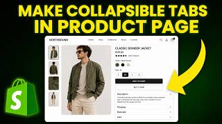 How to Make Collapsible Tabs in Shopify Product Page (Step-by-Step)