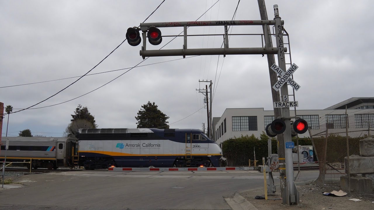 Amtrak CDTX 8312 San Joaquin 714 West | *New 1 Gate LED* Cedar St ...