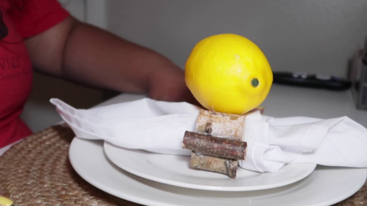 Quick&Easy DIY Lemon Napkin Holders YouTube