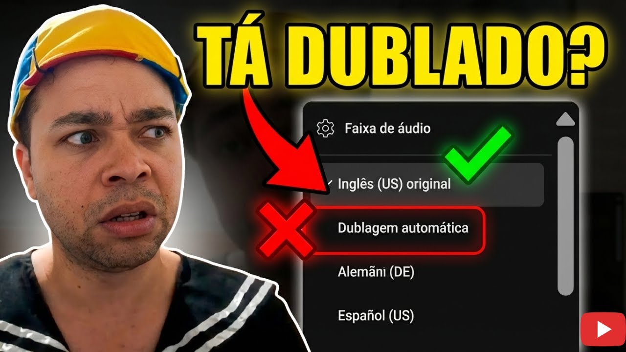 Como desativar a Dublagem Automática do Youtube? - YouTube