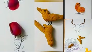 Creative Drawings Using Everyday Objects | Simple And Interesting Art | Craft From Everyday Objects