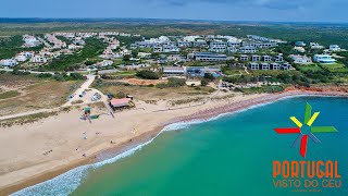 Martinhal beach aerial - Praia do Martinhal vista aérea - Sagres - Algarve - 4K Ultra HD