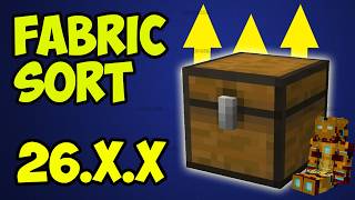 INVENTORY MOD 26.1.2 minecraft (Fabric) -  HOW TO USE Inventory Sorting mod 26.1.x (EASY)