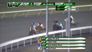 RACE 7 PROGRAM Dec 19th 2019
