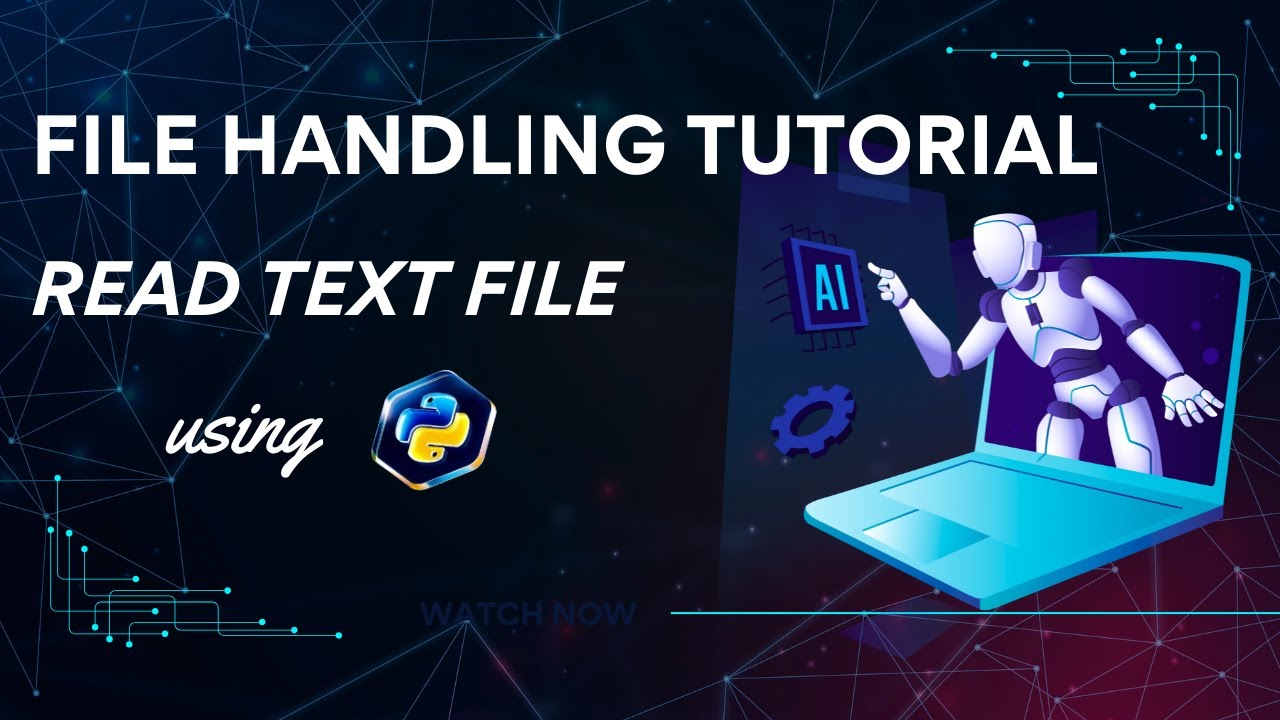 How to Read a Text File in Python | File Handling Tutorial for Beginners  