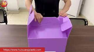 PP Corrugated Plastic Foldable Gift Box