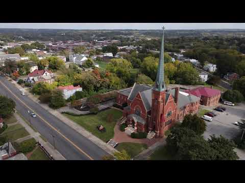 Aerial Trip Down Main St. Danville, VA