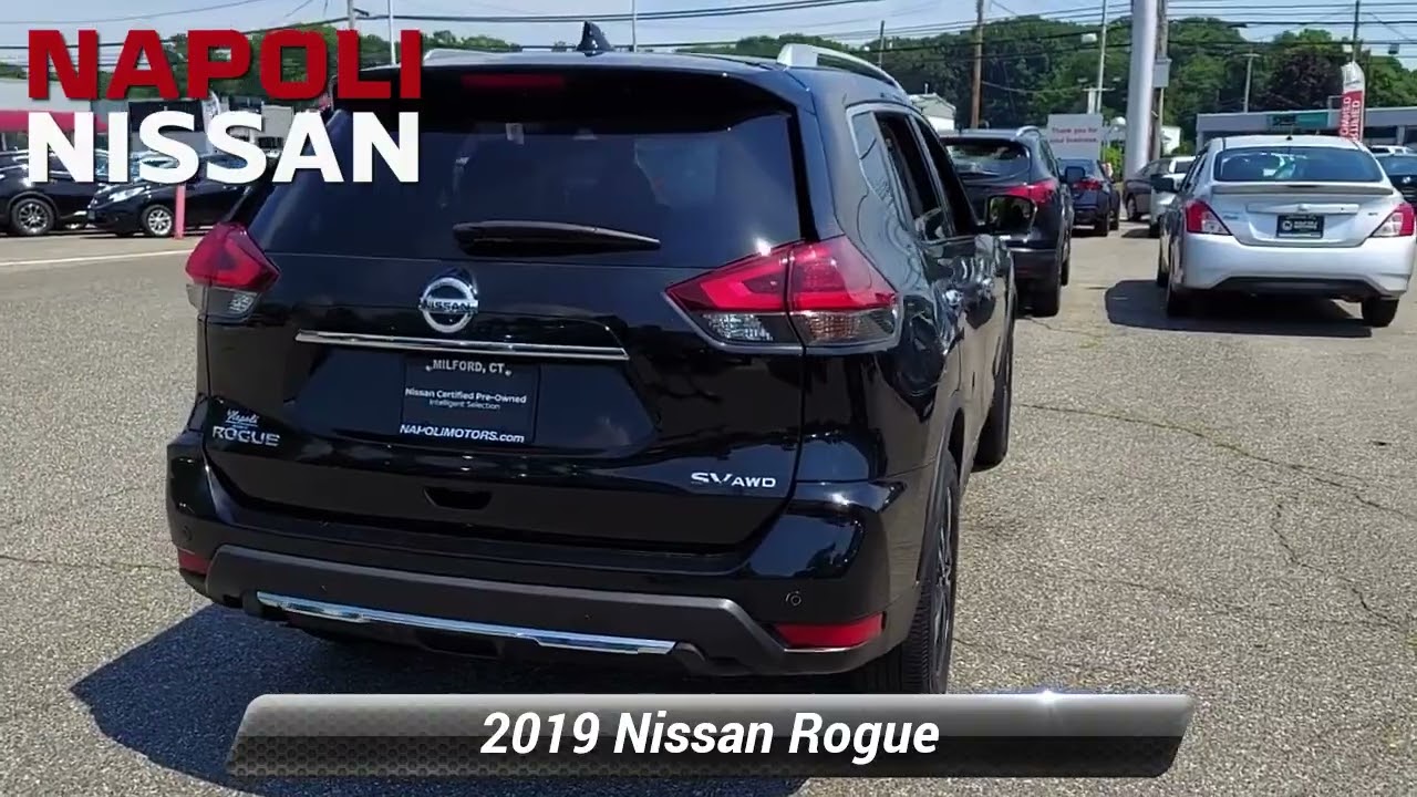 Certified 2019 Nissan Rogue SV, milford, CT X3220
