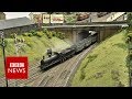 Model railway took train enthusiasts five years to build  bbc news