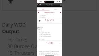 Workouts in zen planner app