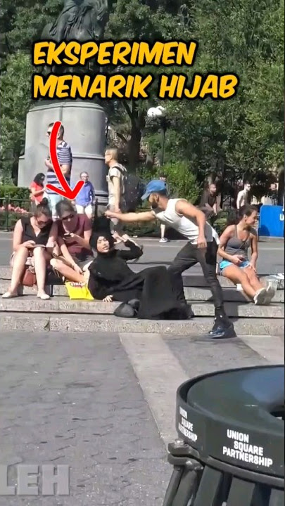 Unexpected empathy from Americans #uniquefacts #socialexperiment #hijab