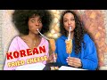 Trying Korean Fried Cheese w/ Jackie Grubs |  Your new favorite cheat meal  #mukbang