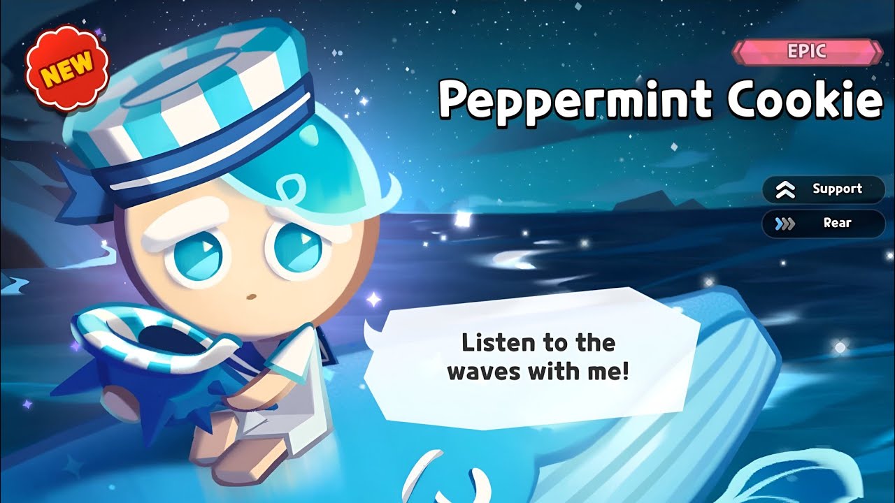 Cookie run peppermint cookie