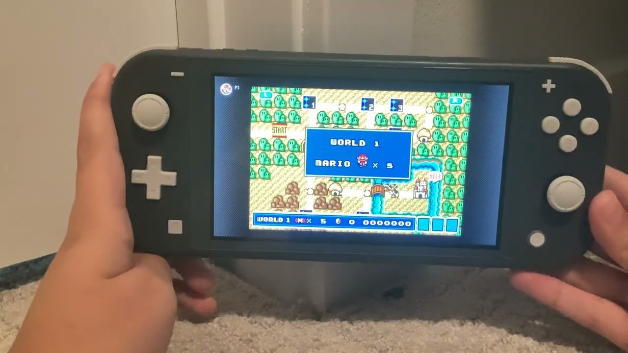 Super Mario all stars but in game boy advance mode