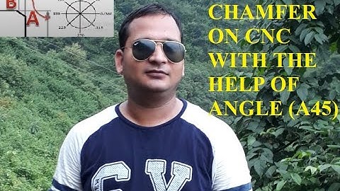 (23) Chamfer on CNC with the help of angle part 3,Theory & Practical! CNC PROGRAMMING IN HINDI !
