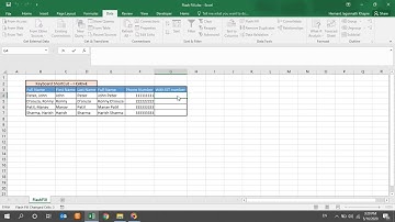 Excel: Flash Fill: AutoFill: Pattern Fill