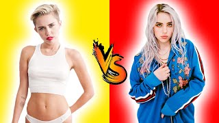 Billie Elish Vs Miley Cyrus ⭐ Stunning Transformation 2021 ⭐ From Baby To Now