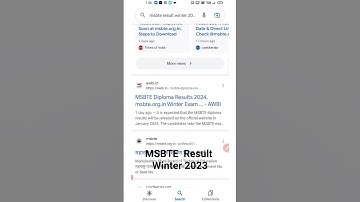 MSBTE Result winter 2023 | How to Check MSBTE Result #msbte #msbteresult #shorts #msbtenewupdate