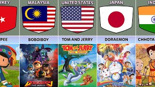 Cartoon Movie From Different Countries