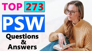 PSW Exam vary  important Question & Answer