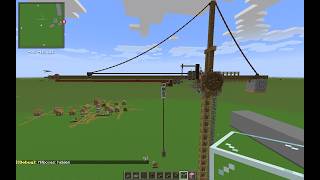[MC Create: Aeronautics] Fully working minecraft crane