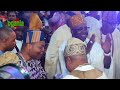 K1 DE ULTIMATE SPECIAL MOMENT FOR OBA SAHEED ELEGUSHI &CHIEF AKINSIKU OF LAGOS AT FINAL BURIAL PARTY