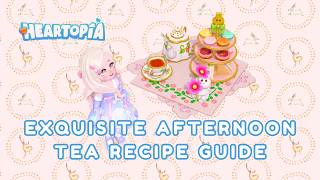 I CAN’T BELIEVE THIS RECIPE! 🫖 - How to Make the Exquisite Afternoon Tea in Heartopia