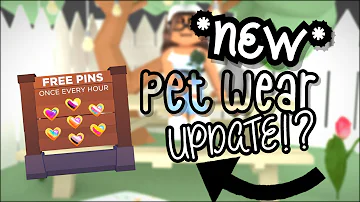 ADOPT ME *NEW* pet wear update! ~