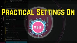 osu!-Practical Settings