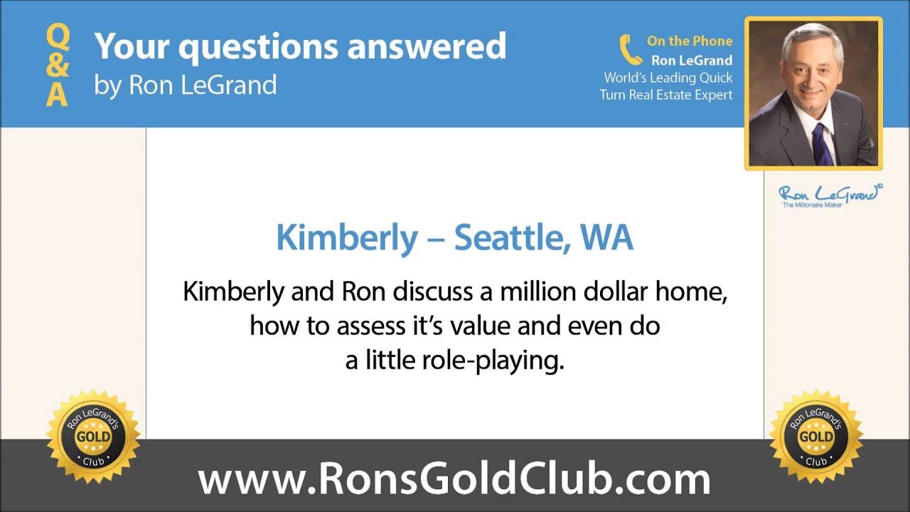 Ron S Gold Club Q A Kimberly From Seattle You Ron S Gold Club Q A Kimberly From Seattle