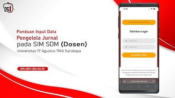 Panduan Input Data Pengelola Jurnal pada SIM SDM (untuk Dosen)