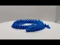 Druk 3D smoka 🐉 FLEXI z PETG | Bambu Lab P1S Timelapse + zdejmowanie z płyty + prezentacja modelu
