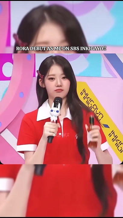 RORA DEBUT AS MC AT SBS INKIGAYO!!🥳🎊#babymonster #rora #leedain #monstiez #viral #kpop #ytshorts ✨