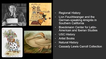 Introduction to USC Libraries Special Collections, part 1: Overview