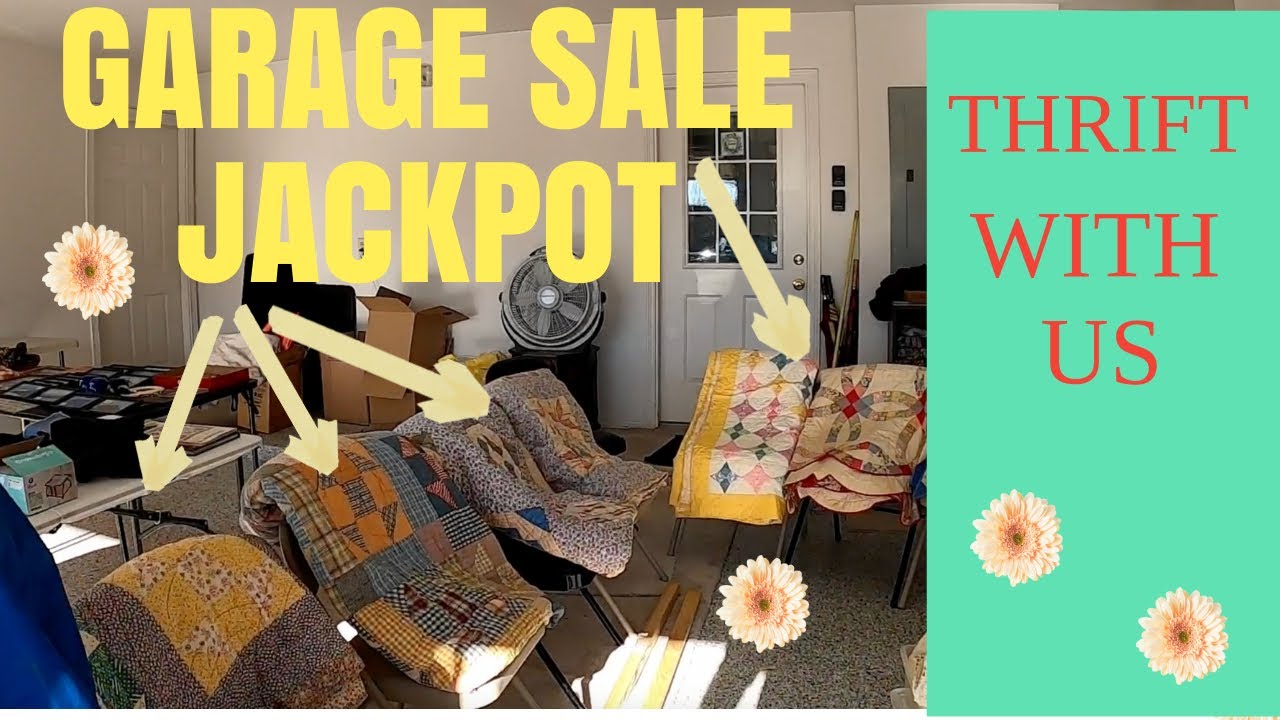 We Found Garage Sale Treasure | Thrifting Jackpot To Resell - YouTube