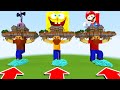 Minecraft : DO NOT CHOOSE THE WRONG STATUE (Sirenhead,Spongebob,Mario)(PS4/XboxOne/PE/MCPE)