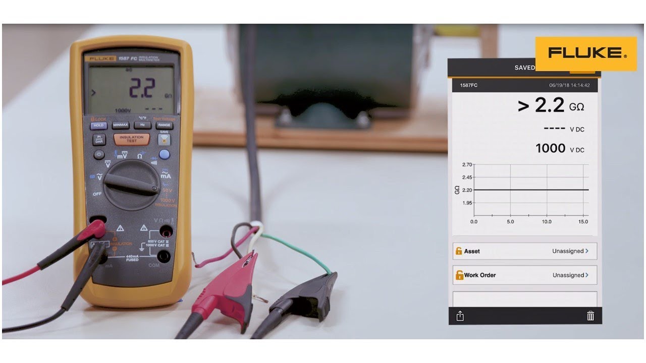 How To Test a Motor with the Fluke 1587 FC YouTube